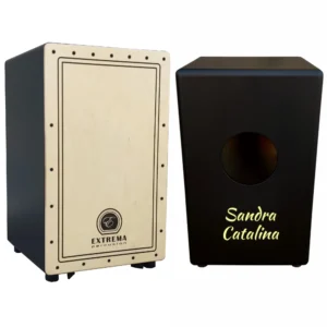 Cajón Flamenco Personalizado de Extrema Percusión modelo Esencia Tapa Natural
