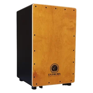 Cajón Flamenco Eclipse Tapa Amarilla de Extrema Percusión