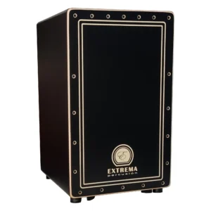 Cajón musical Esencia Negro de Extrema Percusion, instrumento semiprofesional