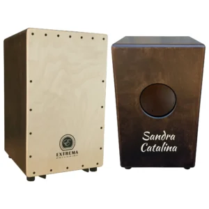 cajon flamenco personalizado modelo estudio de Extrema Percusión