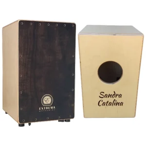 Cajón Flamenco Estudio Tapa Wengue Personalizado de Extrema Percusión