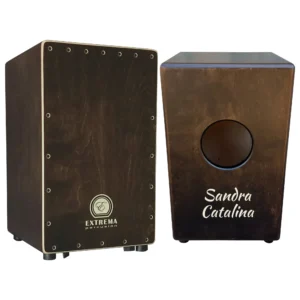 Cajon Flamenco Profesional Personalizado modelo Estudio Wengue 100% de Extrema Percusión