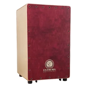 Cajón Flamenco Profesional modelo Estudio Tapa Roja de Extrema Percusión