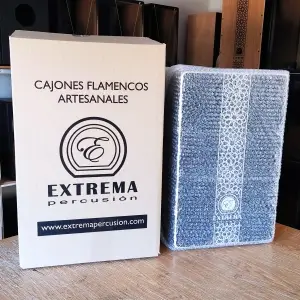 Embalaje cajon flamenco mosaico negro