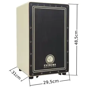 Medidas cajon flamenco Esencia Tapa Wengue