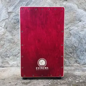 Tapa de golpeo del cajon flamenco Estudio Tapa Roja