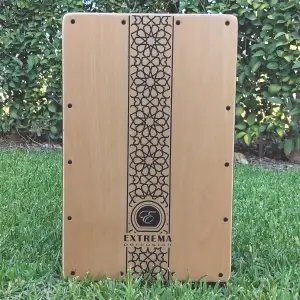Tapa de golpe de cajon flamenco mosaico tapa haya
